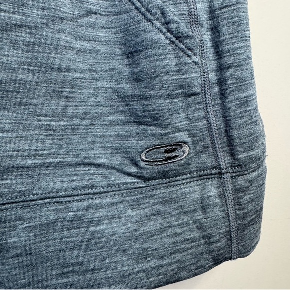 Icebreaker Women's - Realfleece Dia Hooded Vest - Jet Heather Merino Wool M C5 - Picture 5 of 7